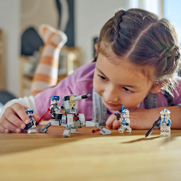 Lego star wars 75345 battle pack clone troopers legione 501, modellino da costruire con cannone giocattolo av-7 e 4 personaggi - LEGO® Star Wars™, LEGO, Star Wars