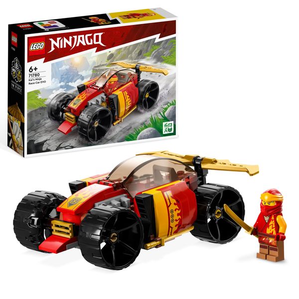 Lego ninjago 71780 auto da corsa ninja di kai - evolution, set 2in1 con macchina giocattolo e fuoristrada, giochi per bambini - LEGO NINJAGO, Lego