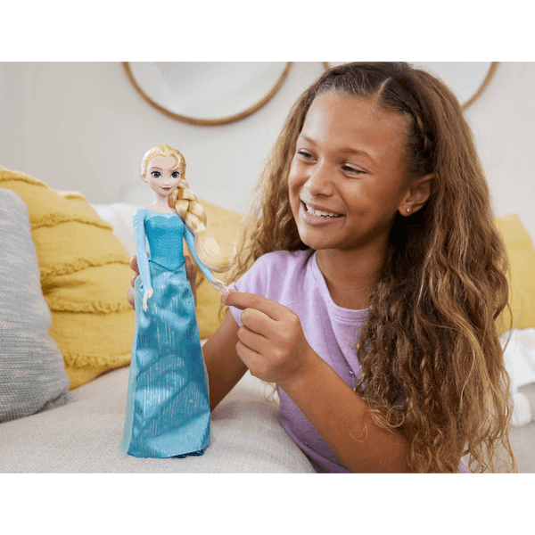 Disney frozen - elsa bambola con abito esclusivo e accessori ispirati ai film disney frozen 1, giocattolo per bambini, 3+ anni, hlw47 - DISNEY PRINCESS, Disney, Frozen