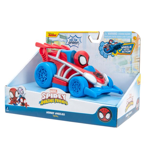 Spidey veicolo con retrocarica da 15 cm  con personaggio non removibile - SPIDEY, MARVEL