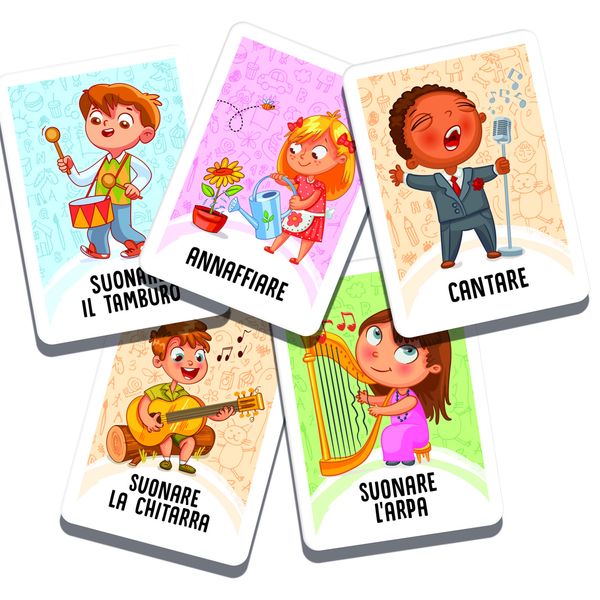 Ludoteca le carte dei bambini il gioco dei mimi - LISCIANI