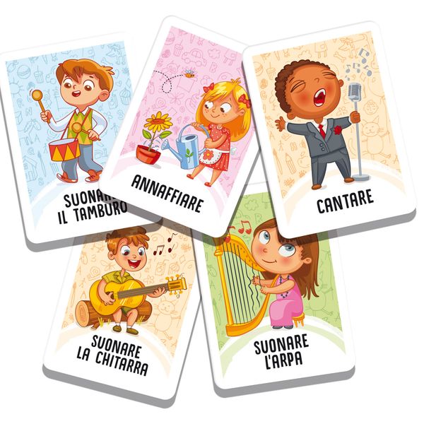 Ludoteca le carte dei bambini il gioco dei mimi - LISCIANI