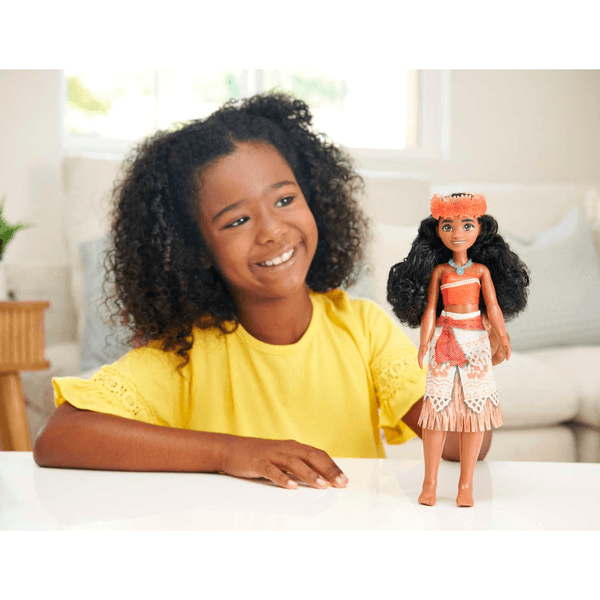 Disney princess - vaiana, bambola snodata con capi e accessori scintillanti ispirati al film disney, giocattolo per bambini, 3+ anni, hpg68 - DISNEY PRINCESS, Disney