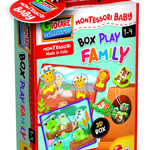 Montessori baby box allegri cuccioli - LISCIANI