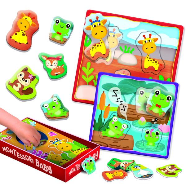 Montessori baby box allegri cuccioli - LISCIANI