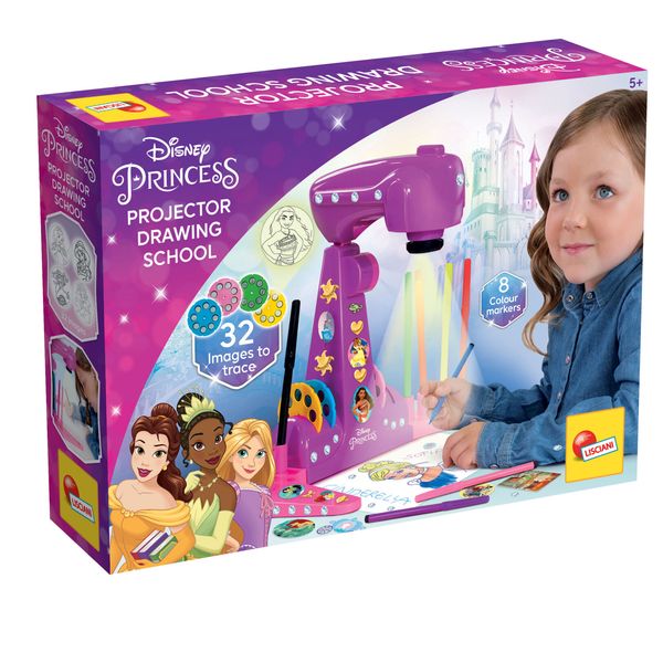 Princess proiettore drawing school - DISNEY PRINCESS, LISCIANI, Disney