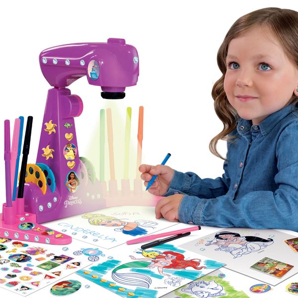 Princess proiettore drawing school - DISNEY PRINCESS, LISCIANI, Disney