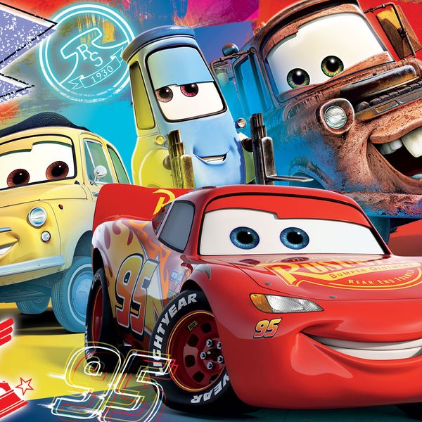 Disney puzzle maxifloor df 2 x 60 cars - LISCIANI, Cars, Disney
