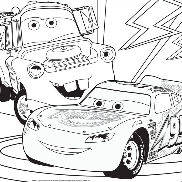 Disney puzzle maxifloor df 2 x 60 cars - LISCIANI, Cars, Disney