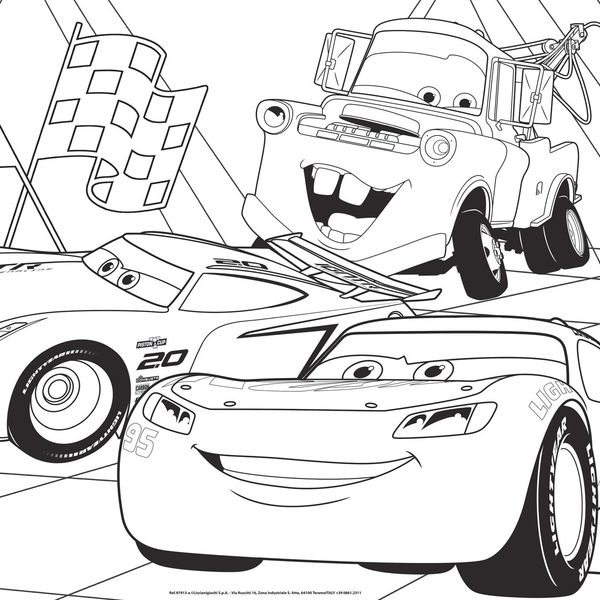 Disney puzzle maxifloor df 2 x 60 cars - LISCIANI, Cars, Disney