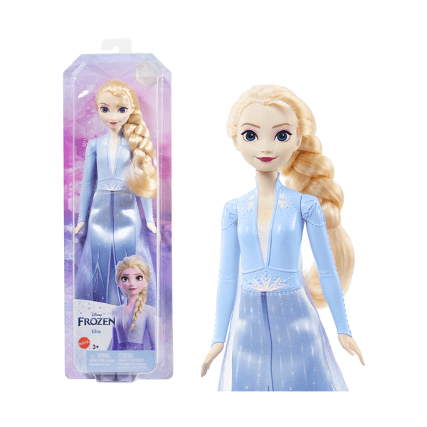 Disney frozen - elsa bambola con abito esclusivo e accessori ispirati ai film disney frozen 2, giocattolo per bambini, 3+ anni, hlw48 - DISNEY PRINCESS, Disney, Frozen