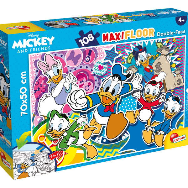 Disney puzzle df maxi floor 108 paperino - LISCIANI, Disney