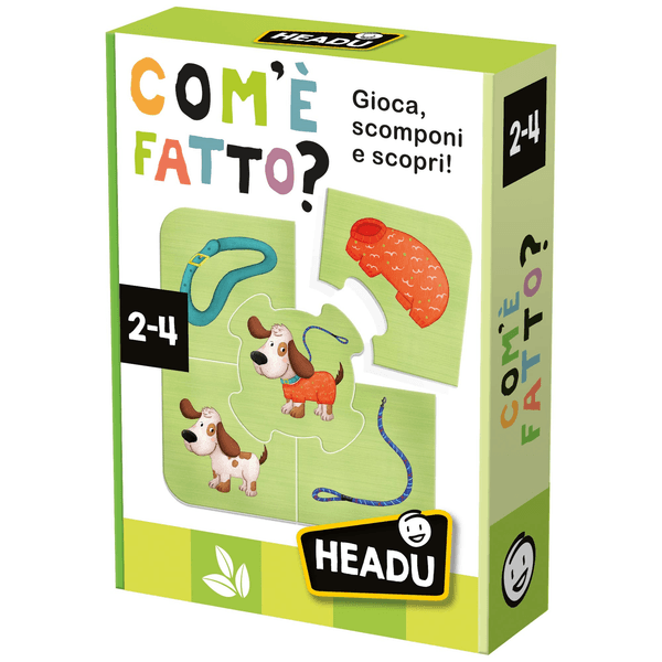 Com'è fatto. gioca, scomponi e scopri! teacher tested. 2-4 anni - HEADU