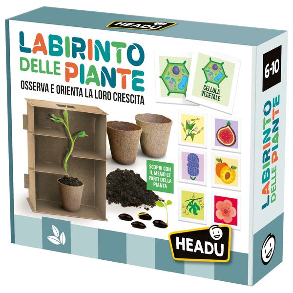 Labirinto delle piante. come orientare la crescita delle piante. s.t.e.m.	6-10 anni - HEADU