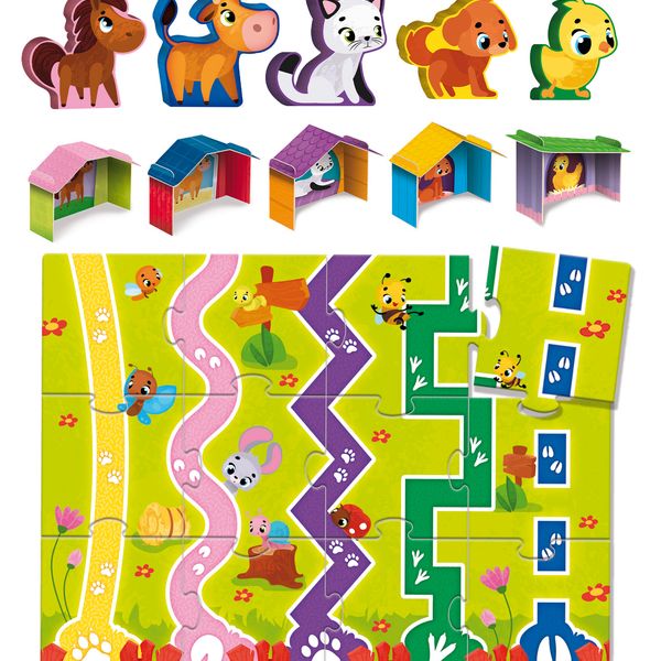 Montessori baby legno baby farm - LISCIANI
