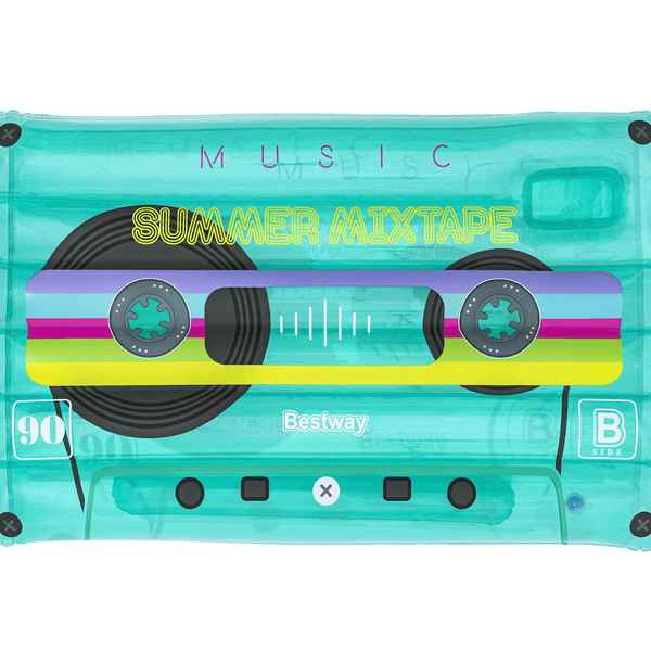 Materassino fashion cassetta musica vintage cm.  216x117 - Bestway