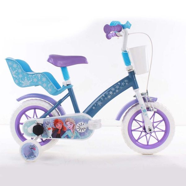 Bicicletta in metallo da 12 pollici di frozen - adatta per bambini di 3-4 anni - DISNEY PRINCESS, Disney, Frozen