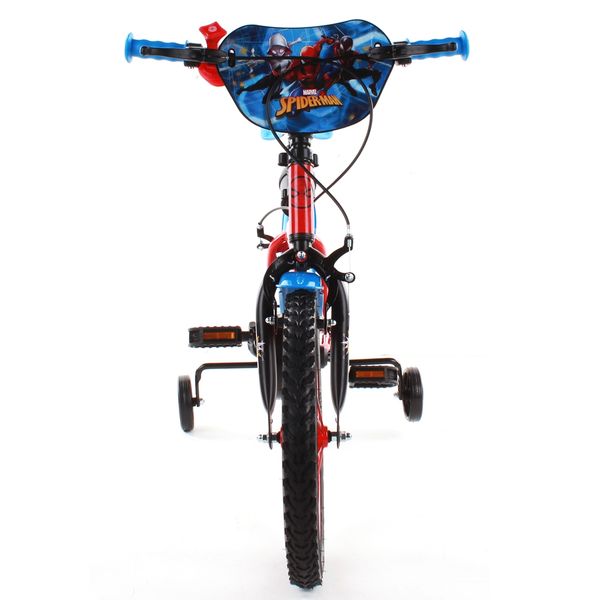 Bicicletta in metallo da 14 pollici di spiderman - adatta per bambini di 3-4 anni - Avengers, MARVEL, Spiderman