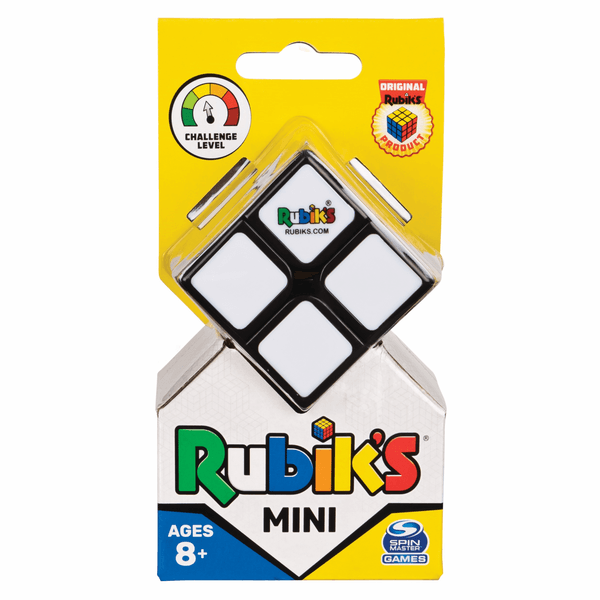 Il cubo di rubik's 2x2 mini, l'originale, con 2 strati da 4 cubi, rompicapo professionale a combinazione di colori, tascabile, adatto a bambini da 8+, - 