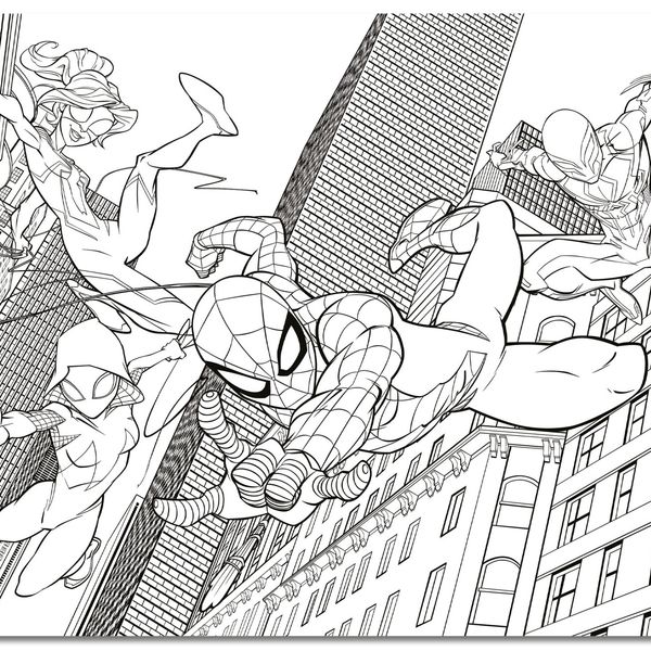 Marvel puzzle maxifloor 4 x 48  spiderman - LISCIANI, Avengers, Spiderman