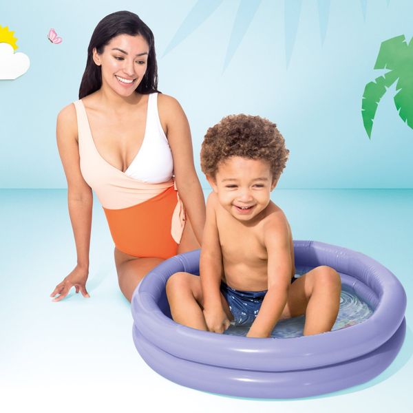 Piscina baby fondo animaletti cm 61x15 i.36 - INTEX