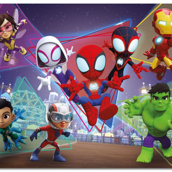 Marvel puzzle df maxi  floor 4 x 48 spidey - LISCIANI, SPIDEY, MARVEL