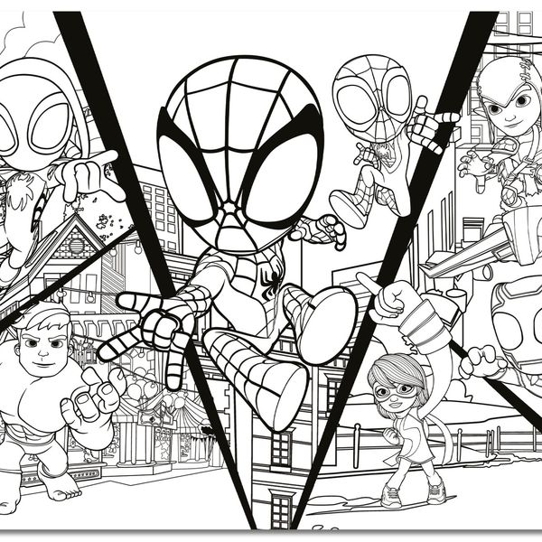 Marvel puzzle df maxi  floor 4 x 48 spidey - LISCIANI, SPIDEY, MARVEL