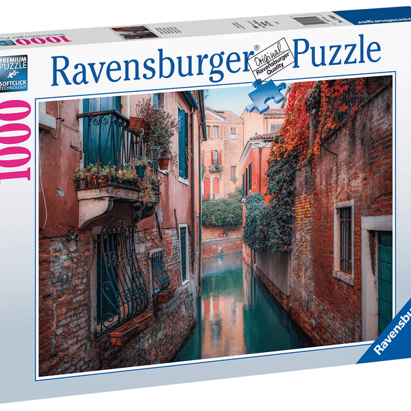 Ravensburger - puzzle autunno a venezia, 1000 pezzi, puzzle adulti - RAVENSBURGER