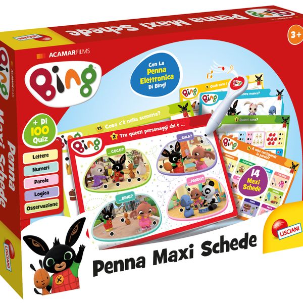Bing penna maxi schede - BING, LISCIANI