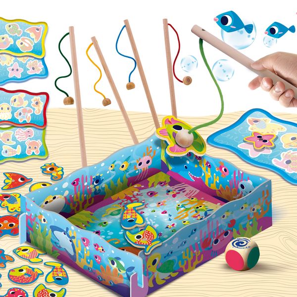 Montessori baby legno magnetic fish fun - LISCIANI