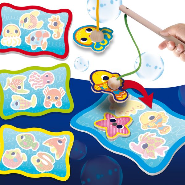 Montessori baby legno magnetic fish fun - LISCIANI