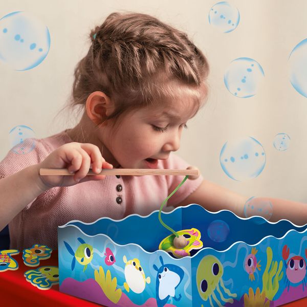 Montessori baby legno magnetic fish fun - LISCIANI
