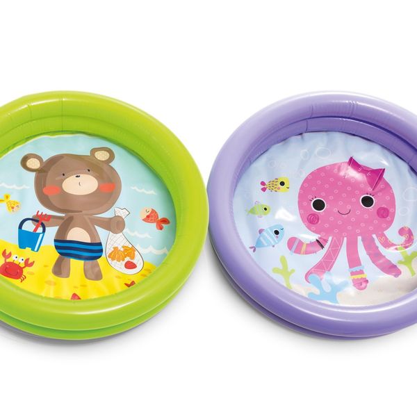 Piscina baby fondo animaletti cm 61x15 i.36 - INTEX