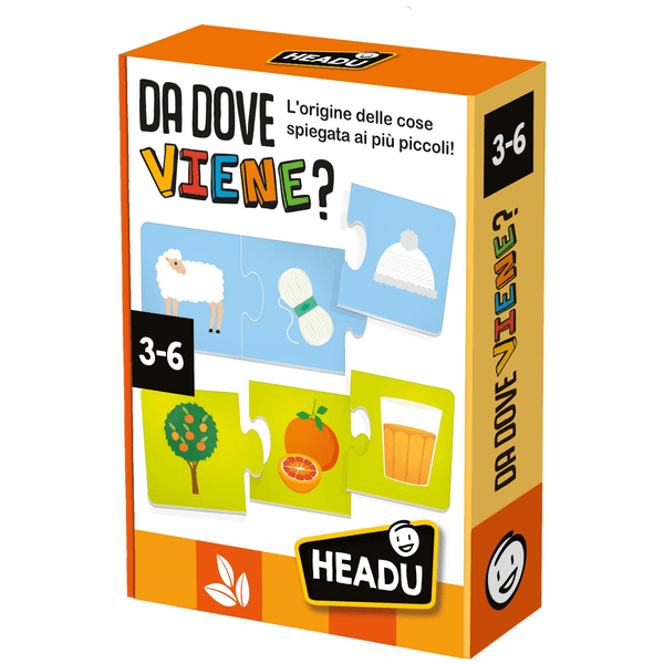 Da dove viene. l'origine delle cose spiegata ai più piccoli! s.t.e.m.	3-6 anni - HEADU
