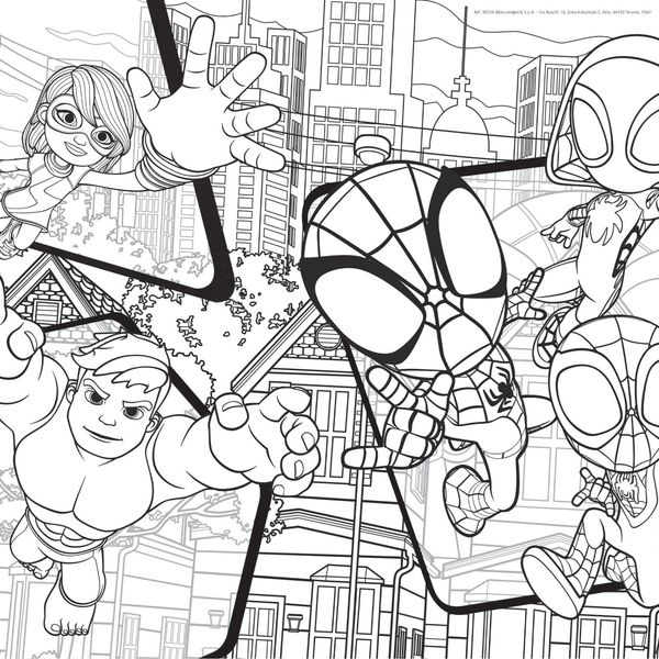 Marvel puzzle df  maxi floor 24 spidey - LISCIANI, SPIDEY, MARVEL