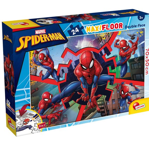 Marvel puzzle df maxi floor 24  spiderman - LISCIANI, Avengers, MARVEL, Spiderman