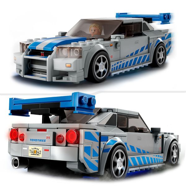 Lego speed champions 76917 2 fast 2 furious nissan skyline gt-r (r34) macchina giocattolo da collezione 2023, giochi per bambini - LEGO SPEED CHAMPIONS, LEGO
