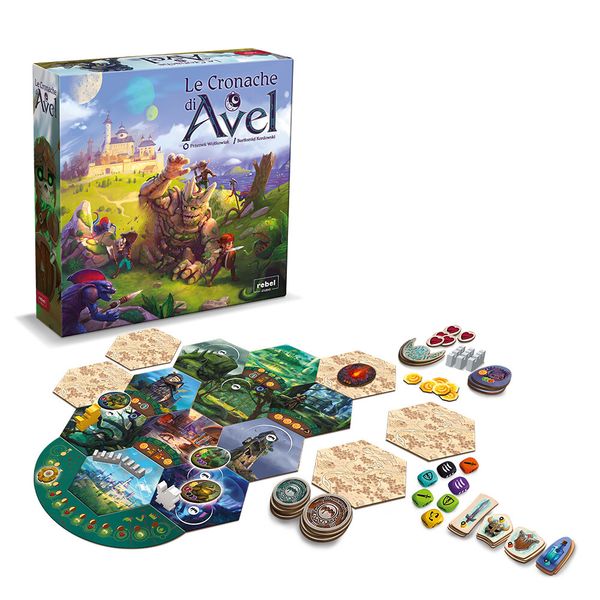 Asmodee - le cronache di avel, gioco da tavolo - gioco dell'anno 2022 - ASMODEE