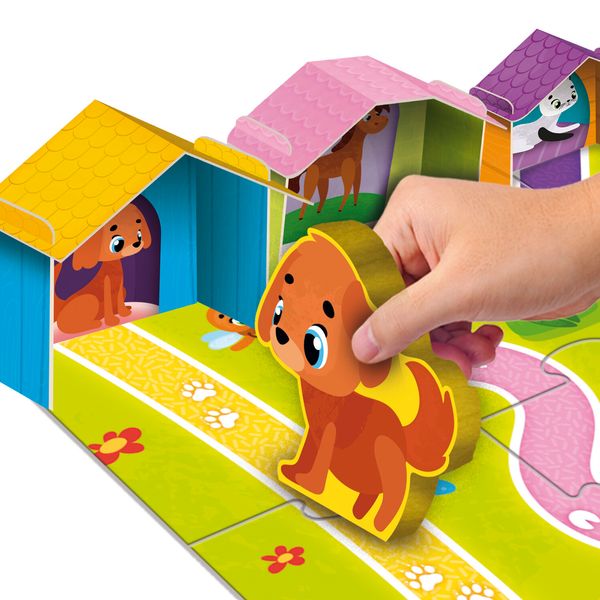Montessori baby legno baby farm - LISCIANI