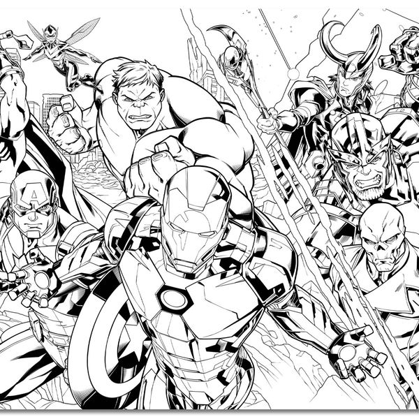 Marvel puzzle df  maxi floor 108 avengers - LISCIANI, Avengers, MARVEL