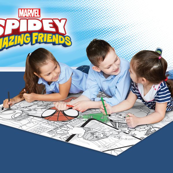 Marvel puzzle df maxi  floor 4 x 48 spidey - LISCIANI, SPIDEY, MARVEL
