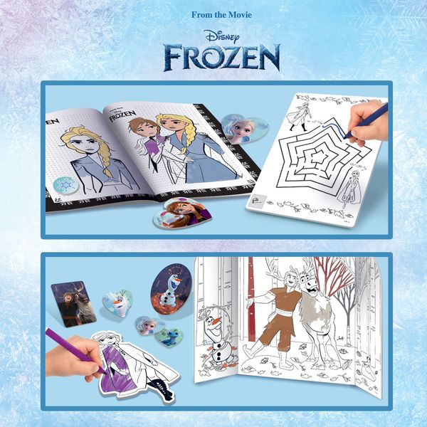 Frozen zainetto coloring and drawing school - DISNEY PRINCESS, LISCIANI, Disney, Frozen