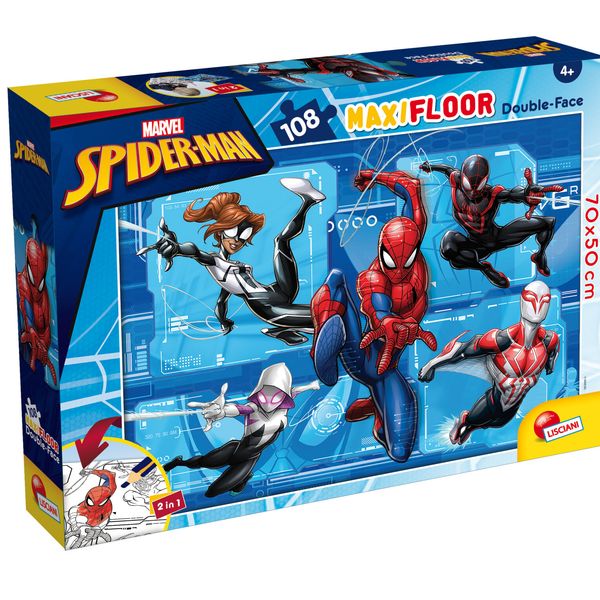 Marvel puzzle df maxi floor 108  spiderman - LISCIANI, Avengers, Spiderman