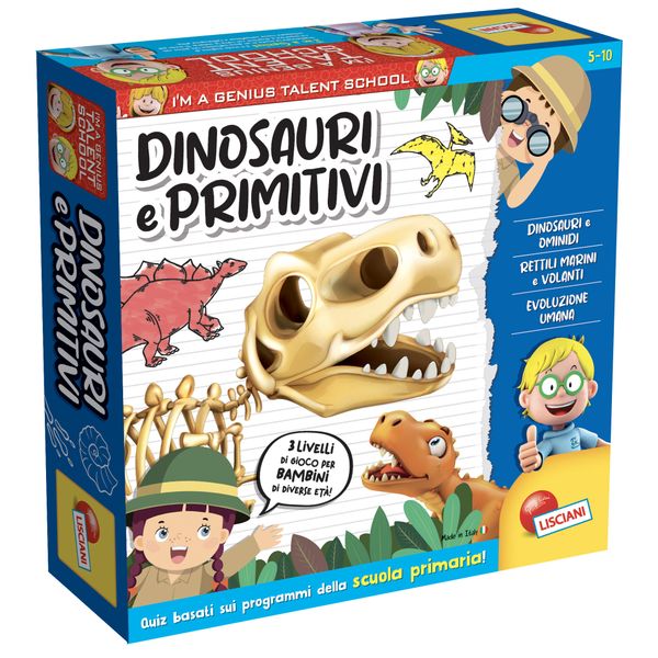 I'm a genius dinosauri e primitivi - LISCIANI