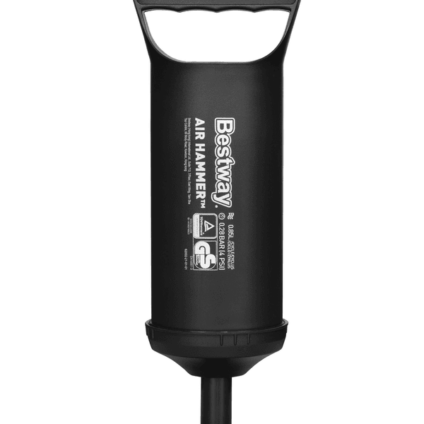 Pompa manuale cm. 30, volume 850 cc, 3 adattatori per valvola - Bestway