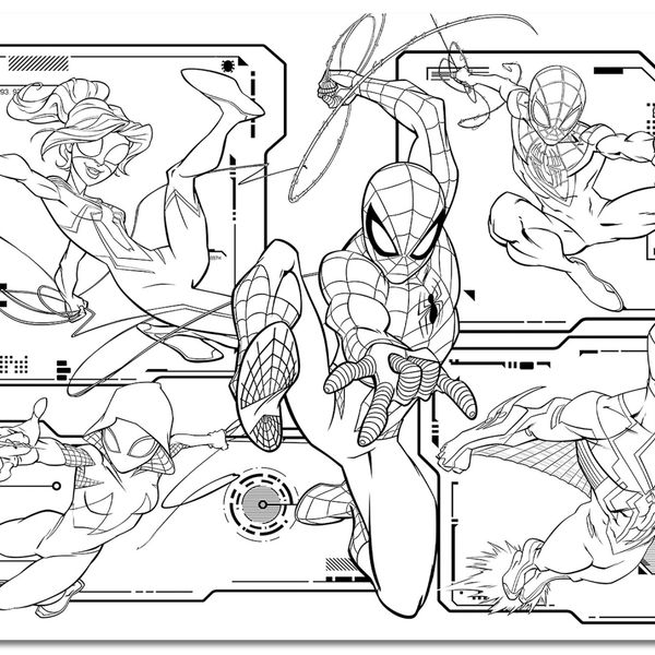 Marvel puzzle maxifloor 4 x 48  spiderman - LISCIANI, Avengers, Spiderman