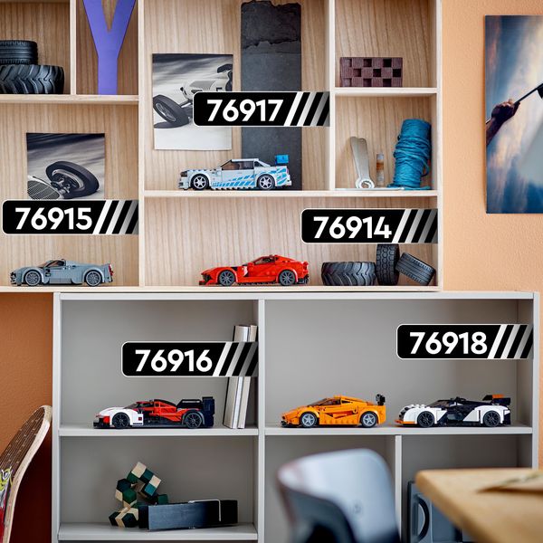 Lego speed champions 76917 2 fast 2 furious nissan skyline gt-r (r34) macchina giocattolo da collezione 2023, giochi per bambini - LEGO SPEED CHAMPIONS, LEGO