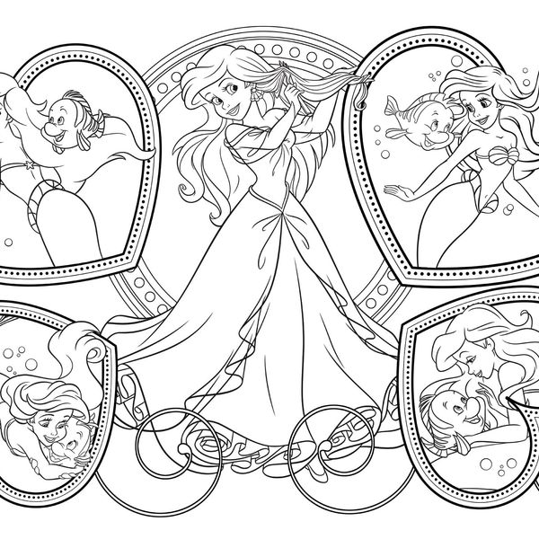 Disney eco-puzzle df little mermaid 60                                                           . - DISNEY PRINCESS, LISCIANI, Disney