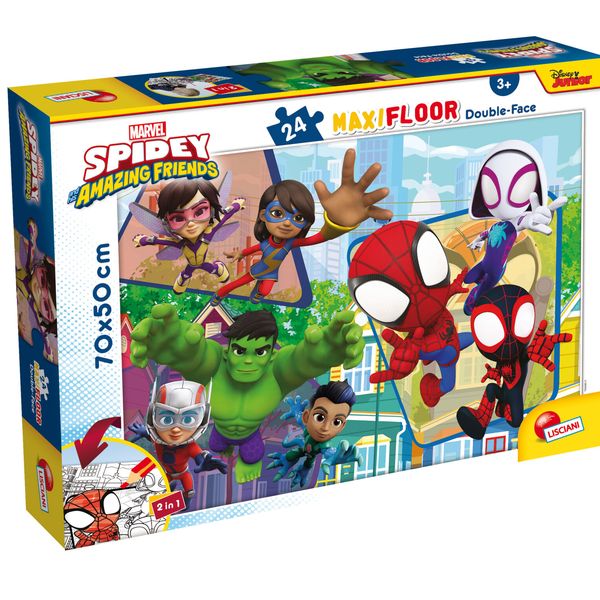 Marvel puzzle df  maxi floor 24 spidey - LISCIANI, SPIDEY, MARVEL