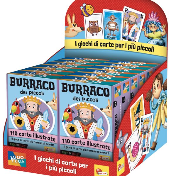 Ludoteca le carte dei bambini burraco dei bambini display 12 - LISCIANI